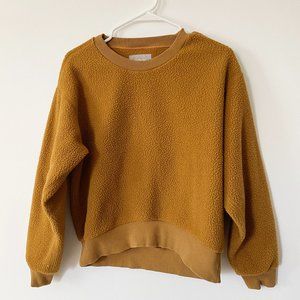 Everlane ReNew Burnt Orange Fleece Sweatshirt - Size S